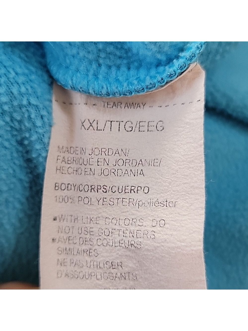 Under Armour Mens 1/2 Zip-Up Sweater in Turquoise Blue Size 2XL EUC - Picture 5 of 12